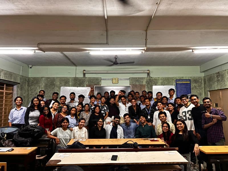 GDG on Campus RCCIIT core and subcore team together at a chapter event